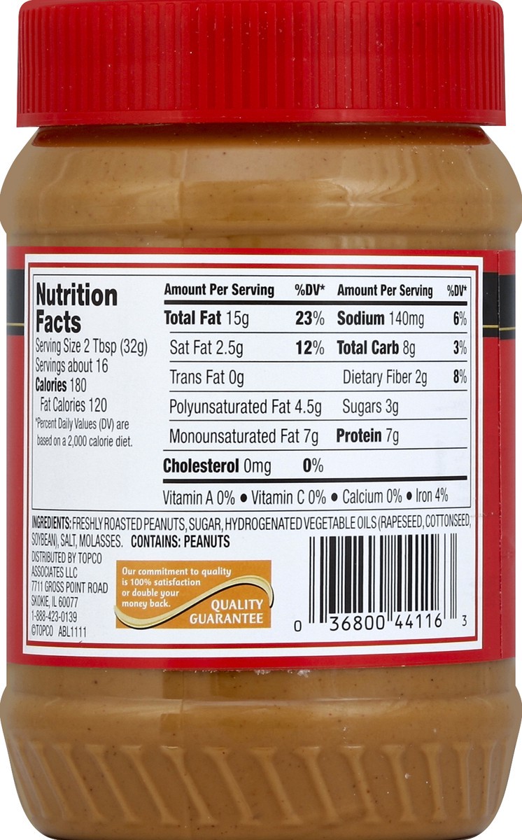 slide 3 of 6, Food Club Creamy Peanut Butter, 16 oz