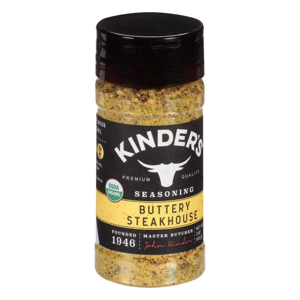 slide 6 of 9, Kinder's Buttery Steakhouse Seasoning 3 oz, 3 oz