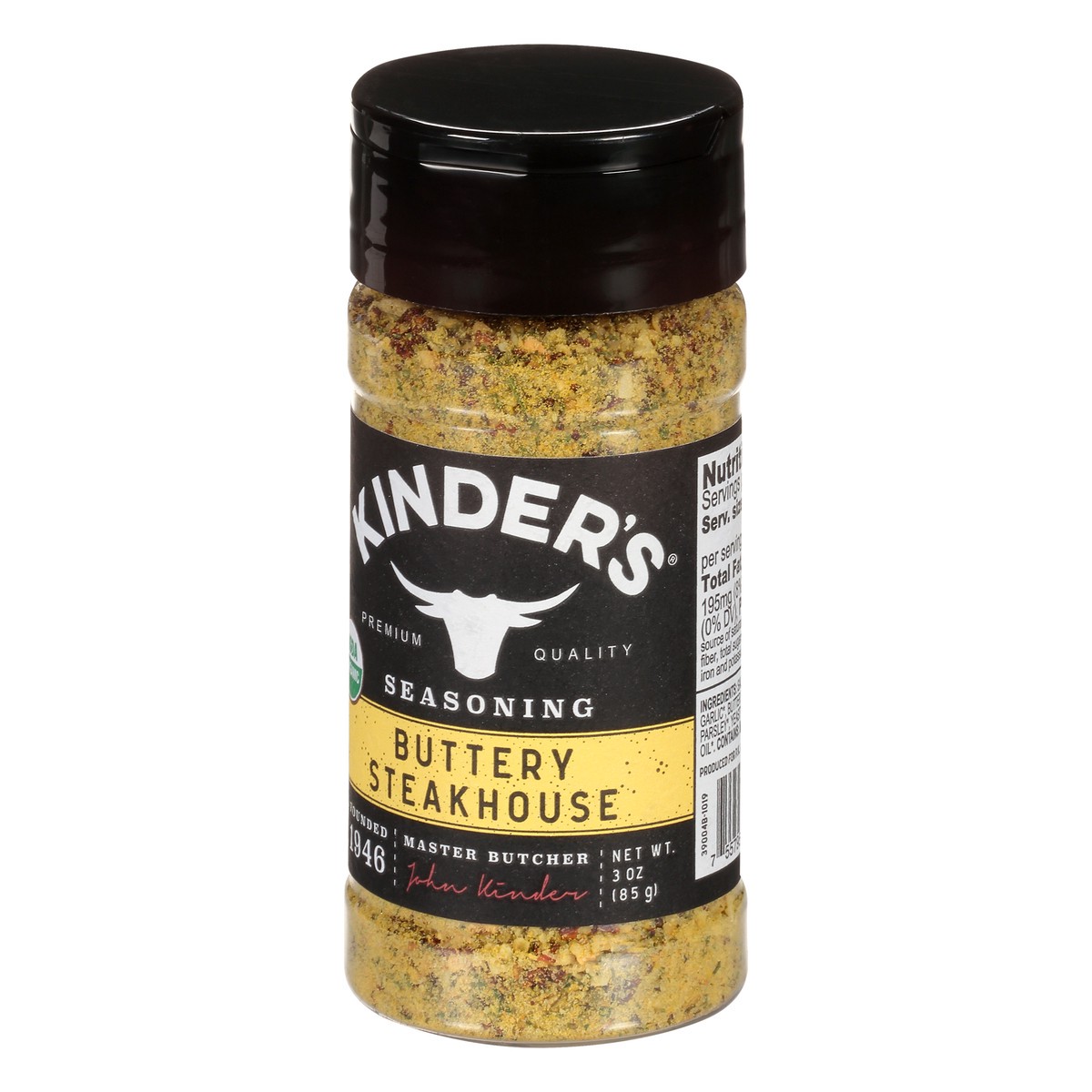 slide 4 of 9, Kinder's Buttery Steakhouse Seasoning 3 oz, 3 oz