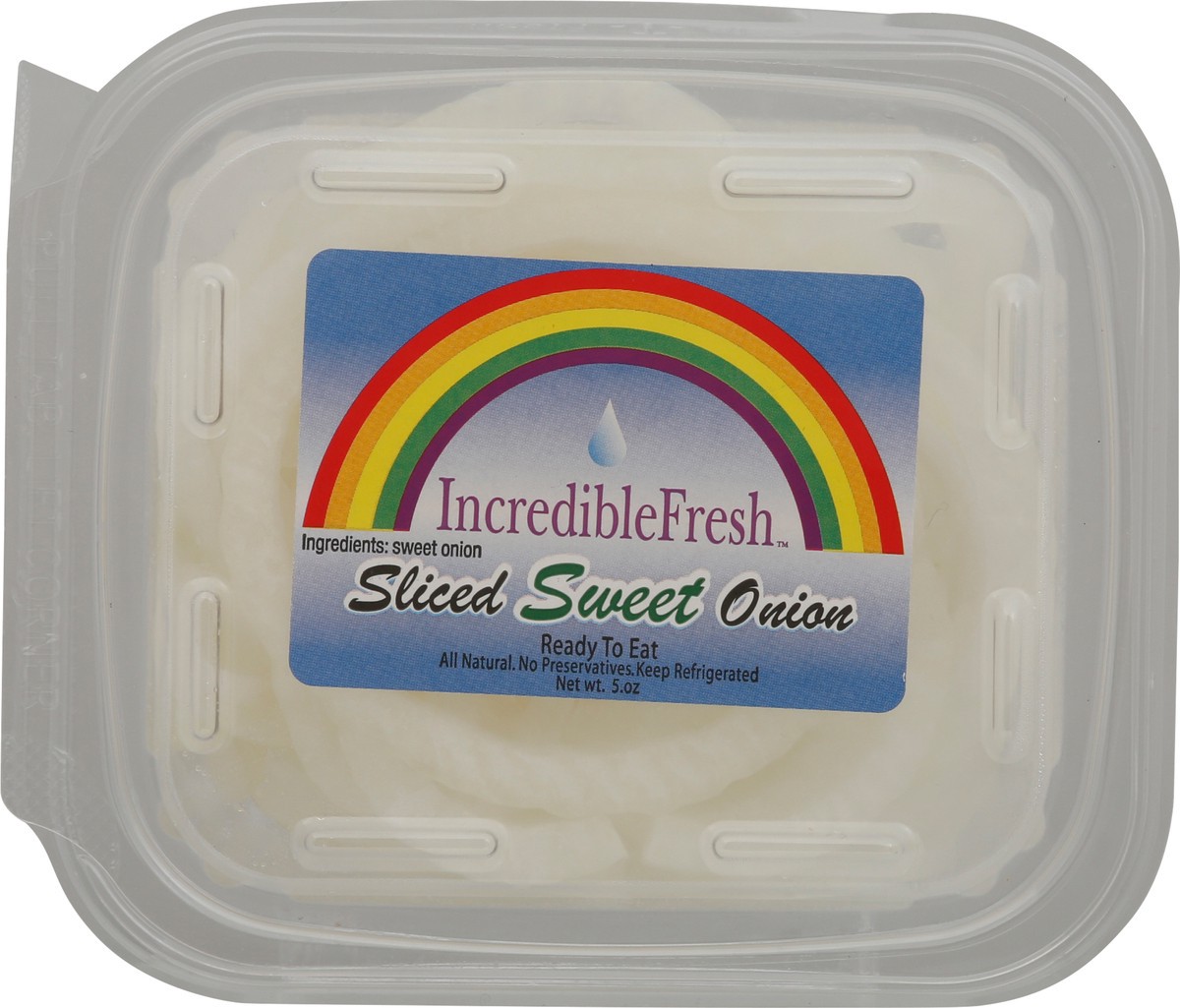 slide 1 of 9, IncredibleFresh Sliced Sweet Onion 5 oz, 5 oz