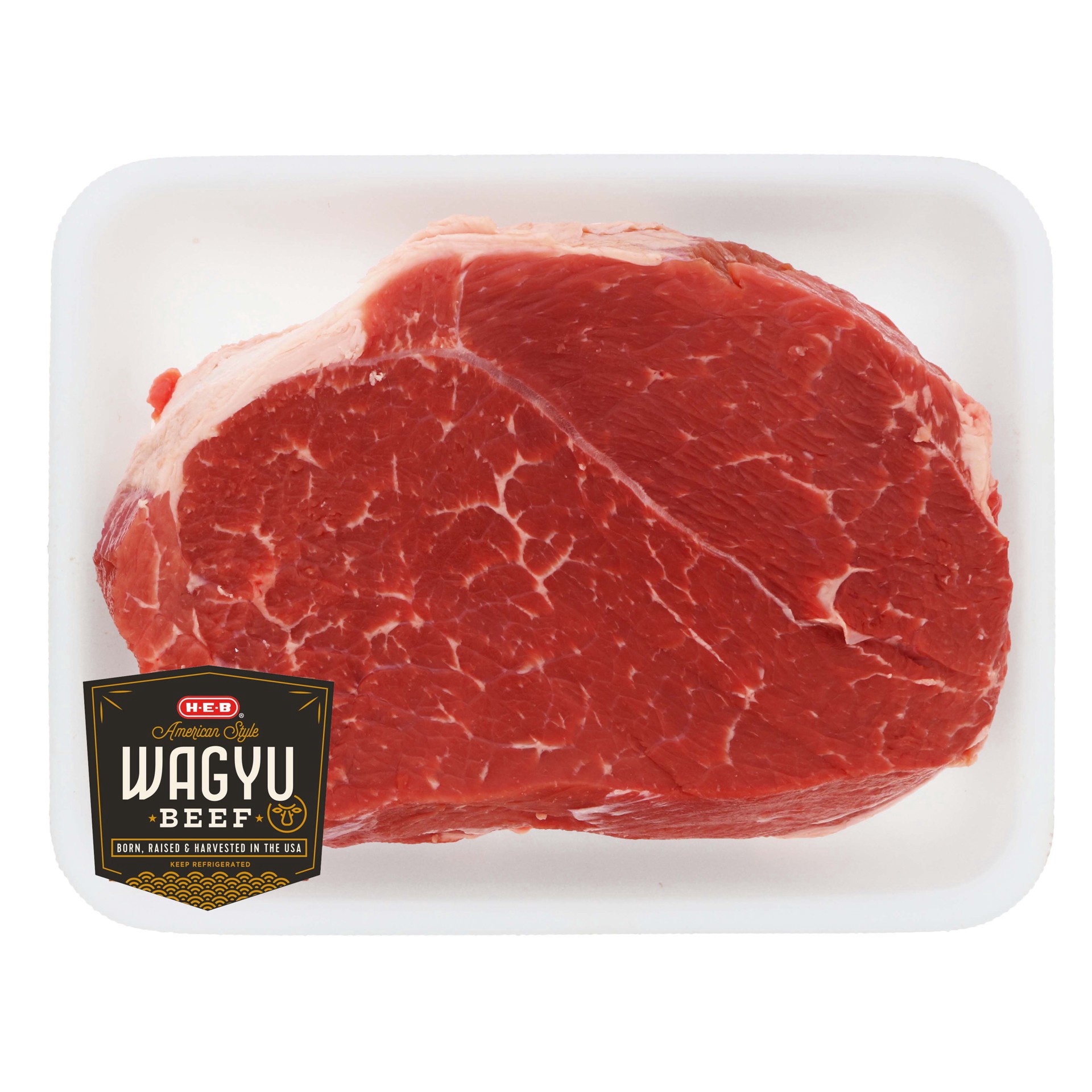 slide 1 of 1, H-E-B American Style Wagyu Beef Shoulder Roast, Boneless, per lb