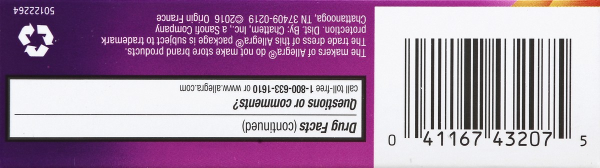 slide 2 of 6, Allegra-D Allegra D Allergy & Congestion 15 ea BAG, 15 ct