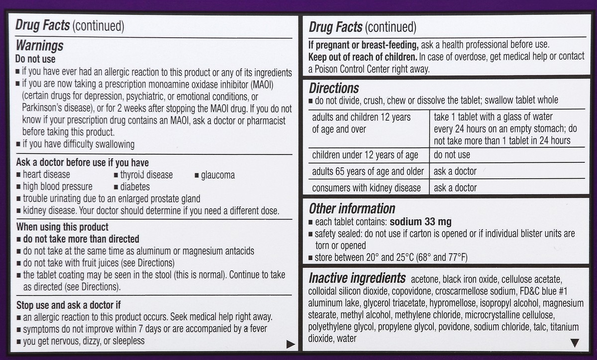 slide 3 of 6, Allegra-D Allegra D Allergy & Congestion 15 ea BAG, 15 ct