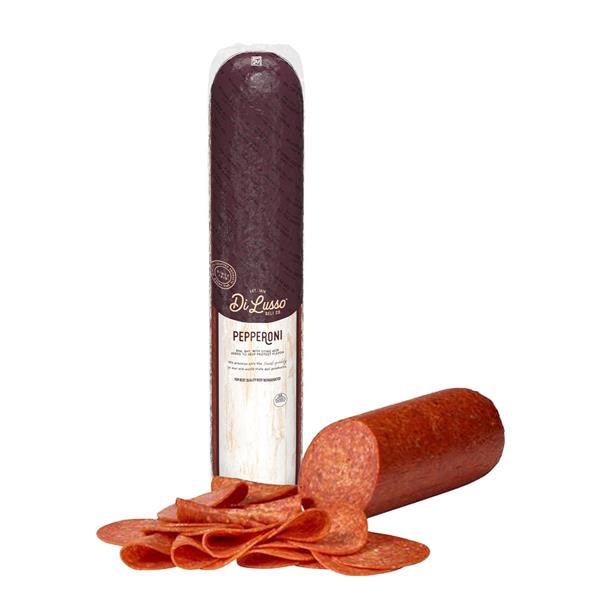 slide 1 of 1, Di Lusso Premium Sliced Pepperoni, per lb