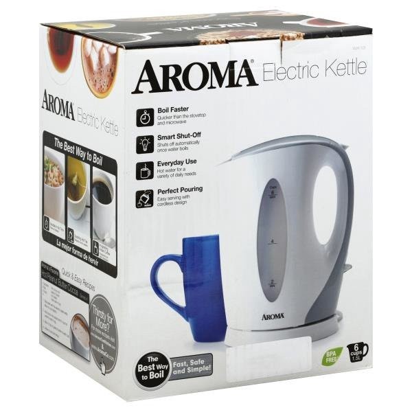 slide 1 of 1, Aroma Electric Kettle, 1 ct