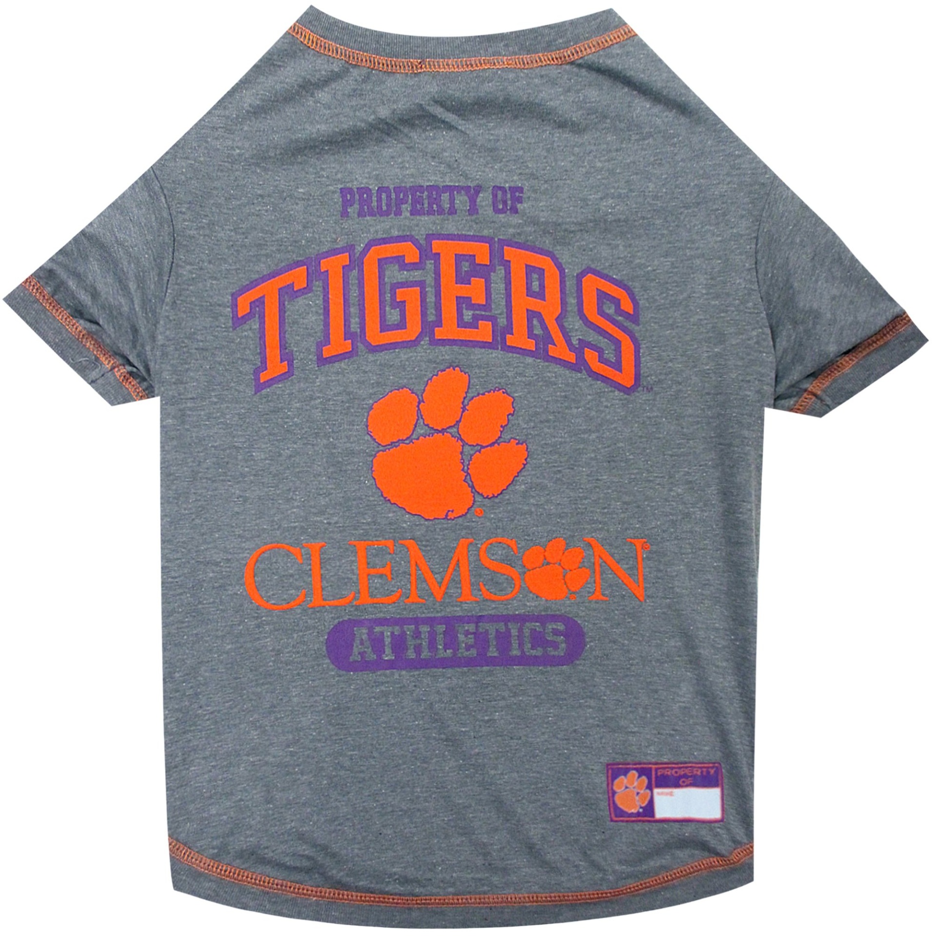 slide 1 of 1, Pets First Clemson Tigers T-Shirt, LG