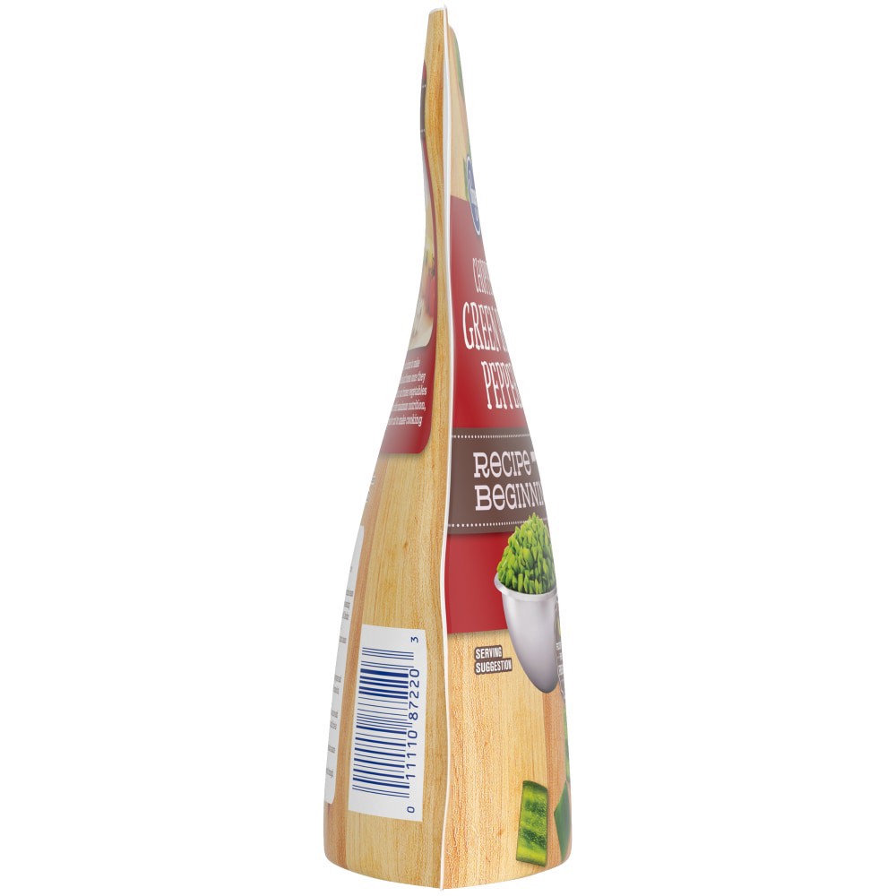 slide 6 of 6, Kroger Chopped Green Bell Peppers, 10 oz