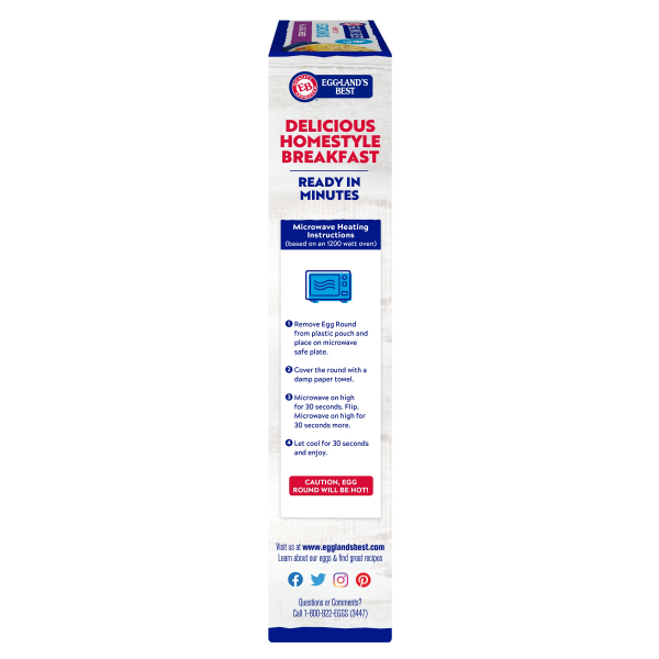 slide 4 of 5, Egglands Best Eggland's Best Sausage & Cheese Egg Rounds, 4 ct; 8 oz