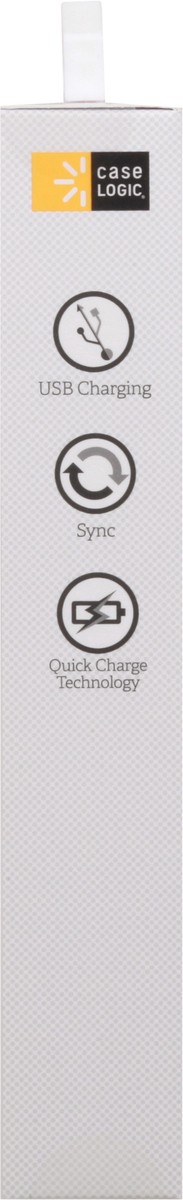 slide 5 of 11, Case Logic Flat Lightning iPhone Cable, 3.5 ft