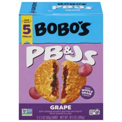 Bobo's Oat Bars PB&J Grape - 8.4 oz