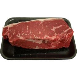 Certified Angus Beef Sirloin Strip Steak Kansas City Style