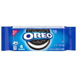 OREO Chocolate Sandwich Cookies, 1.59 oz Snack Pack (4 Cookies Per Pack)