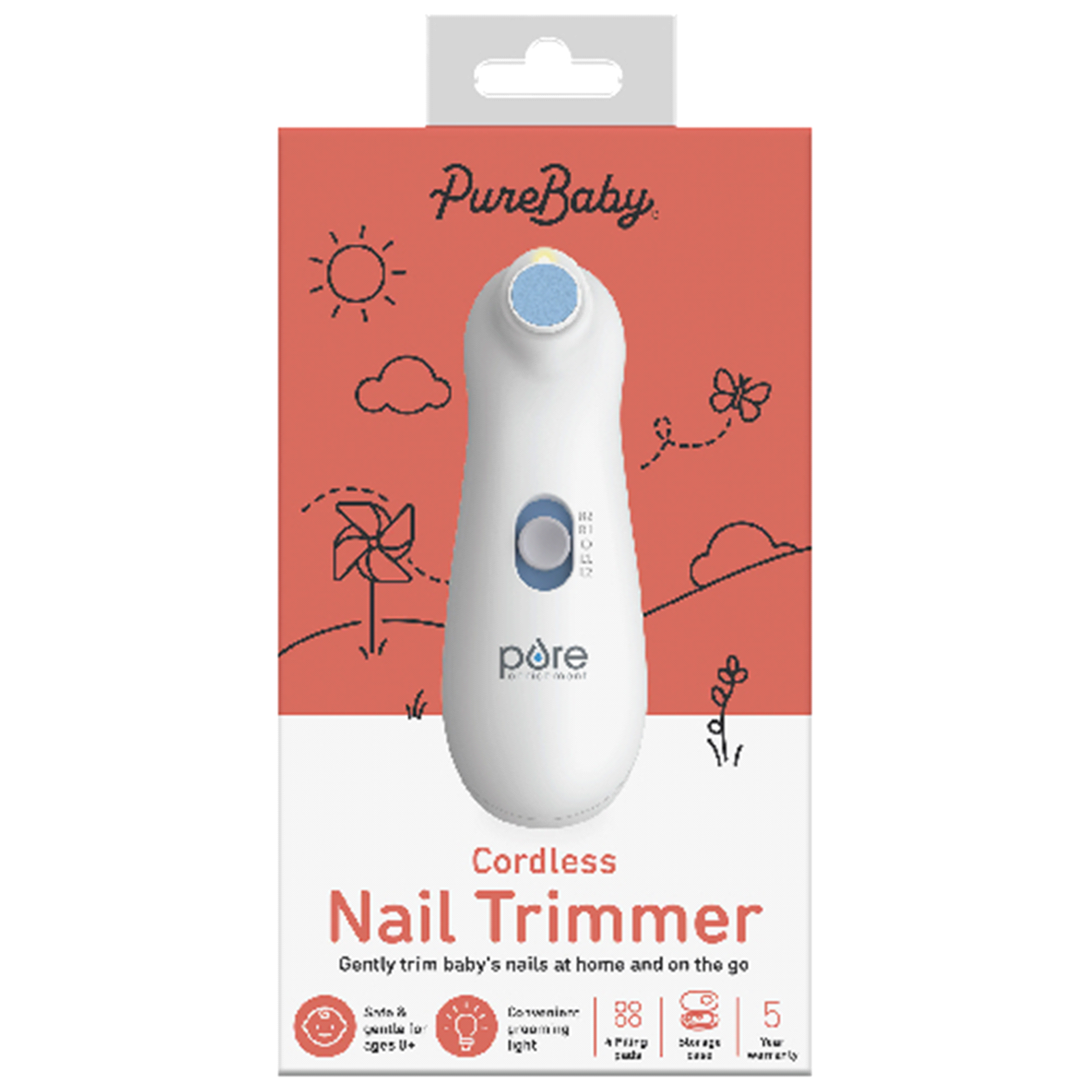 Pure Enrichment PureBaby Electric Nail Trimmer 1 ct Shipt
