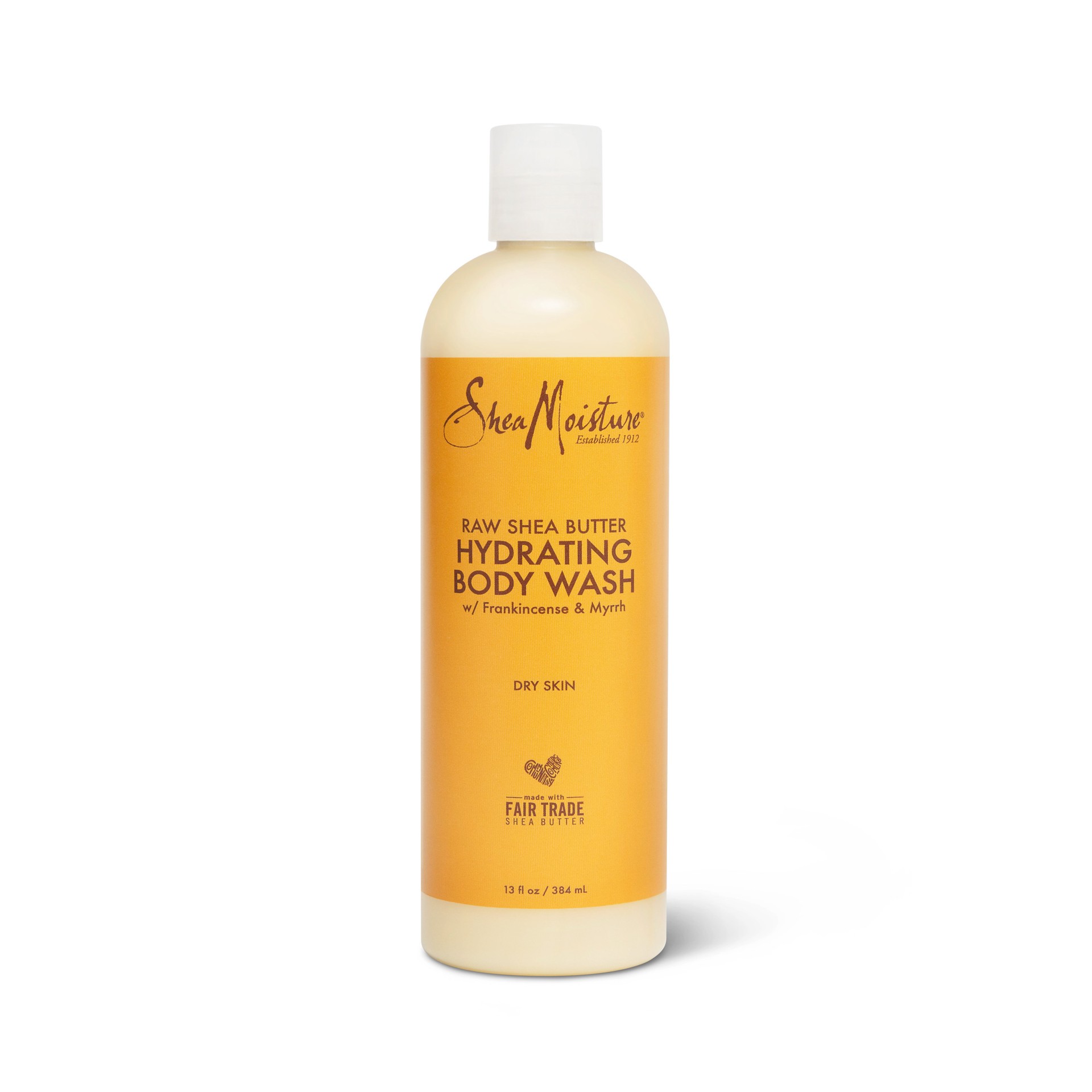 slide 1 of 5, SheaMoisture Hydrating Body Wash Raw Shea Butter, 13 oz, 13 fl oz