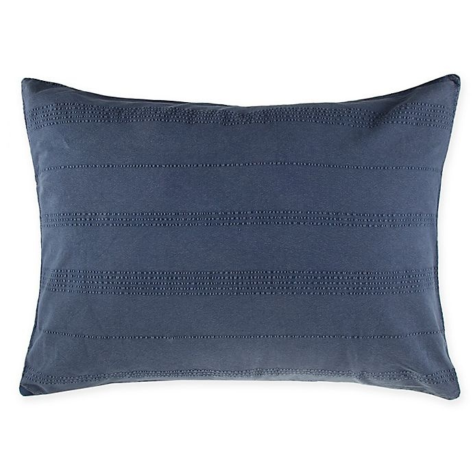 slide 1 of 1, Kenneth Cole Thompson Standard Pillow Sham - Navy, 1 ct