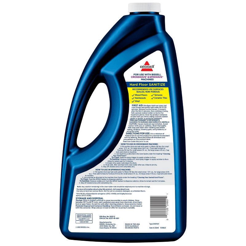 slide 2 of 2, BISSELL MultiSurface Hard Floor Sanitize Formula 64oz, 64 oz