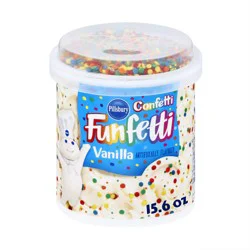 Pillsbury Confetti Funfetti Vanilla Frosting 15.6 oz