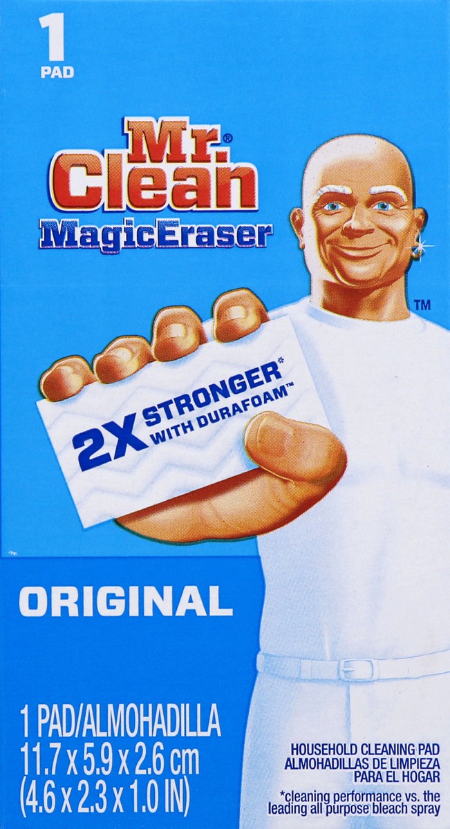 slide 1 of 11, Mr. Clean Magic Earaser Original Household Cleaning Pad 1 ea, 1 ct