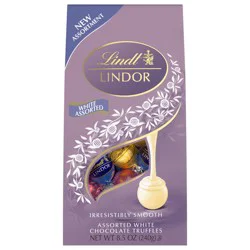 Lindt Lindor Assorted White Chocolate Candy Truffles