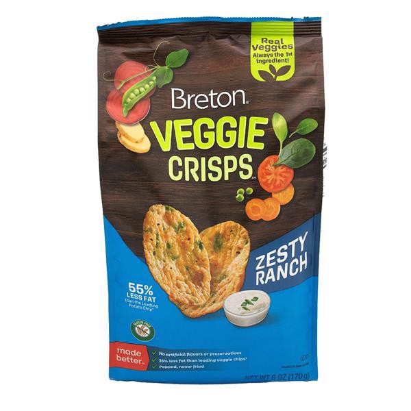 slide 1 of 1, Dare Veg Crisps- Ranch, 6 oz