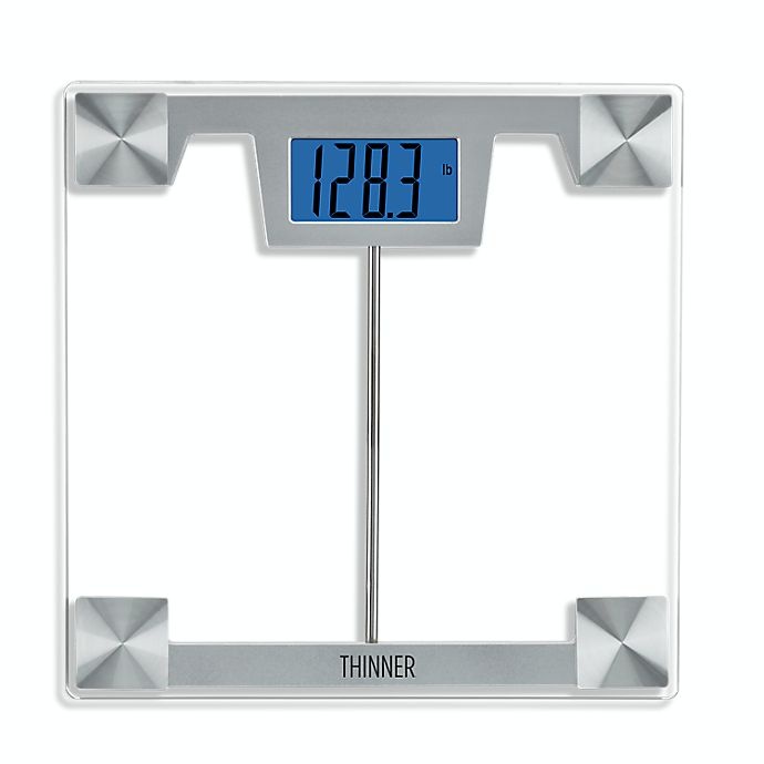 Weight Watchers Scales by Conair Scale for Body Weight, Digital Bathroom  Scale in Clear