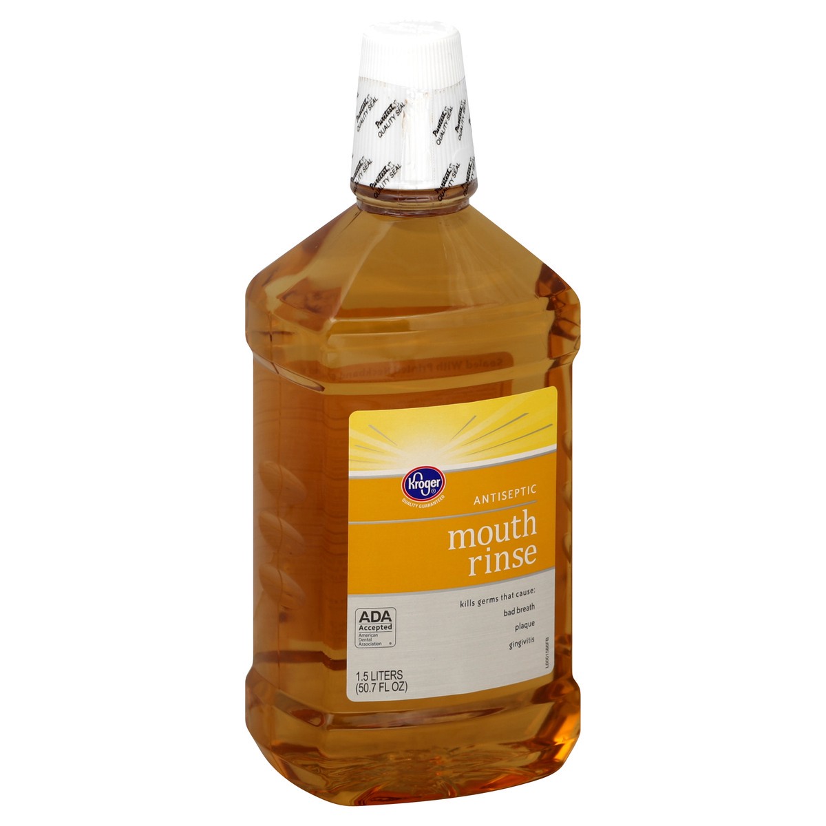 slide 2 of 3, Kroger Amber Antiseptic Mouth Rinse, 50.7 fl oz