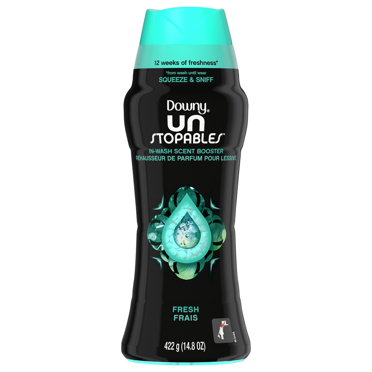 slide 1 of 4, Downy® Unstopables™ in-wash scent booster, fresh, 14.8 oz