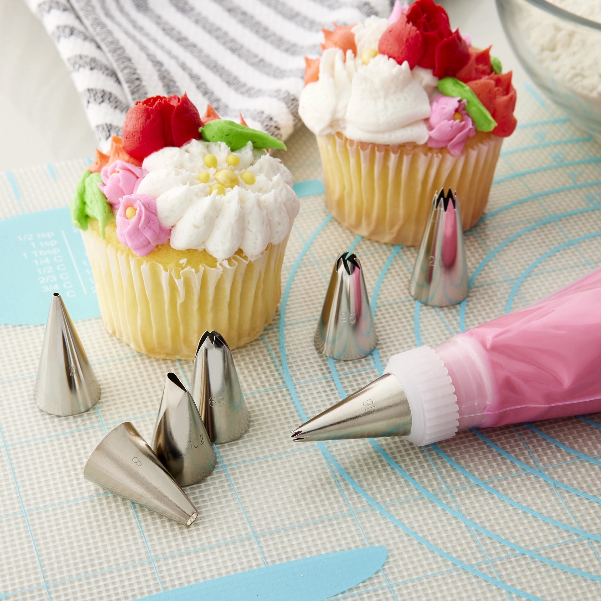 slide 3 of 4, Decorating Tip Set By Celebrate It, 12ct., 12 ct