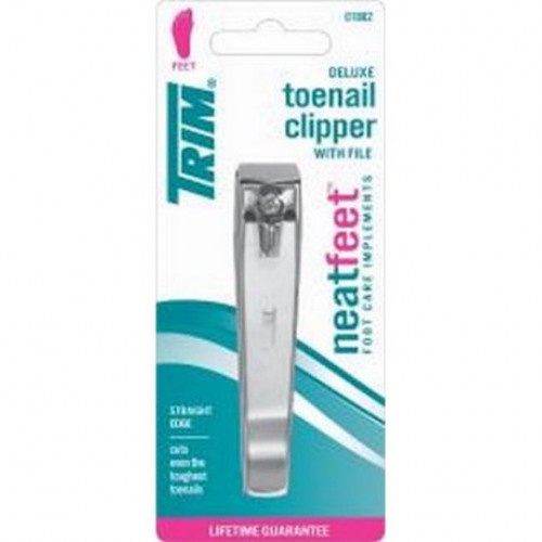 slide 1 of 1, Trim Neat Feet Deluxe Toenail Clipper With File, 1 ct