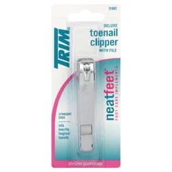 Trim Neat Feet Deluxe Toenail Clipper With File
