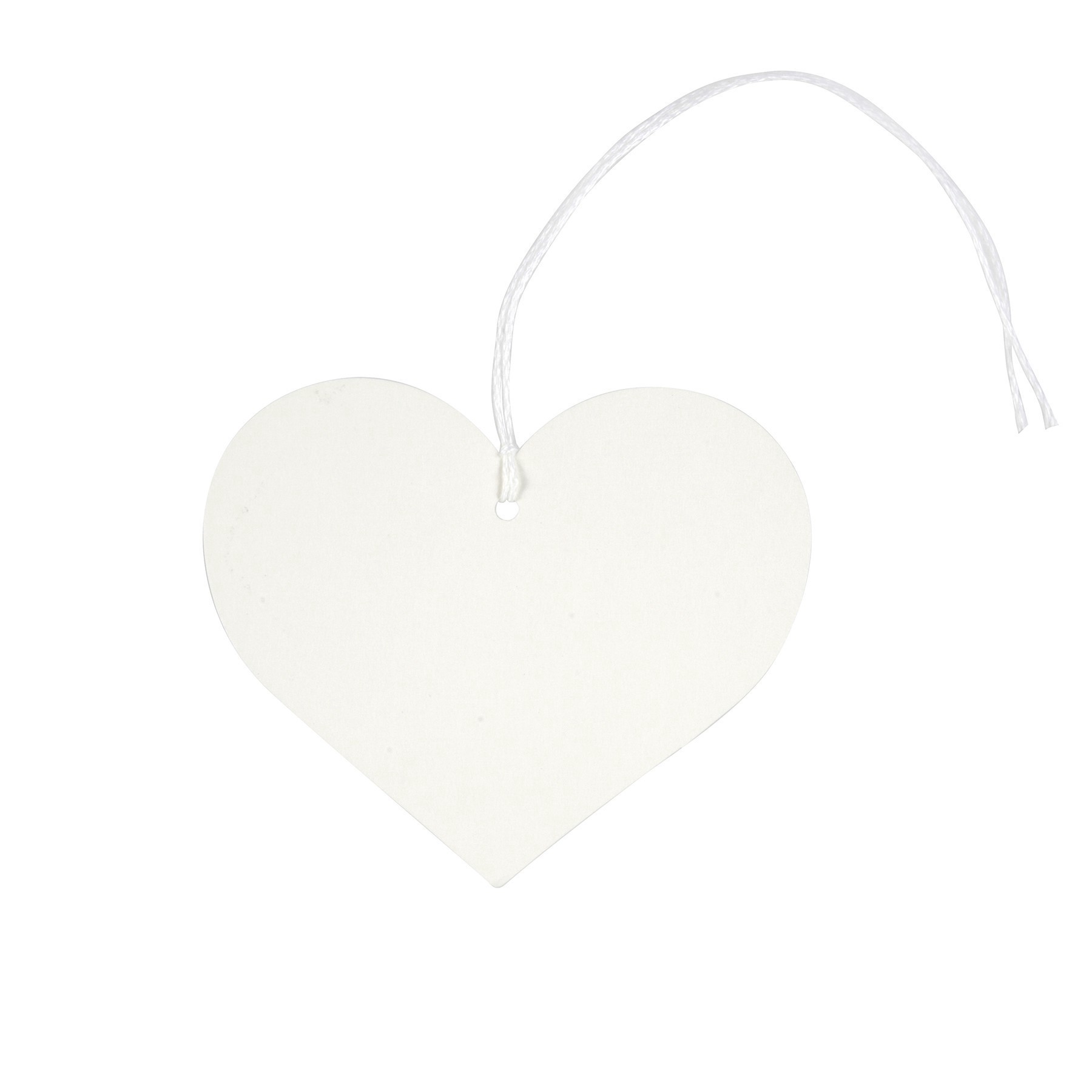 slide 6 of 6, Ivory Heart Tags By Recollections, 3 in x 2.5 in