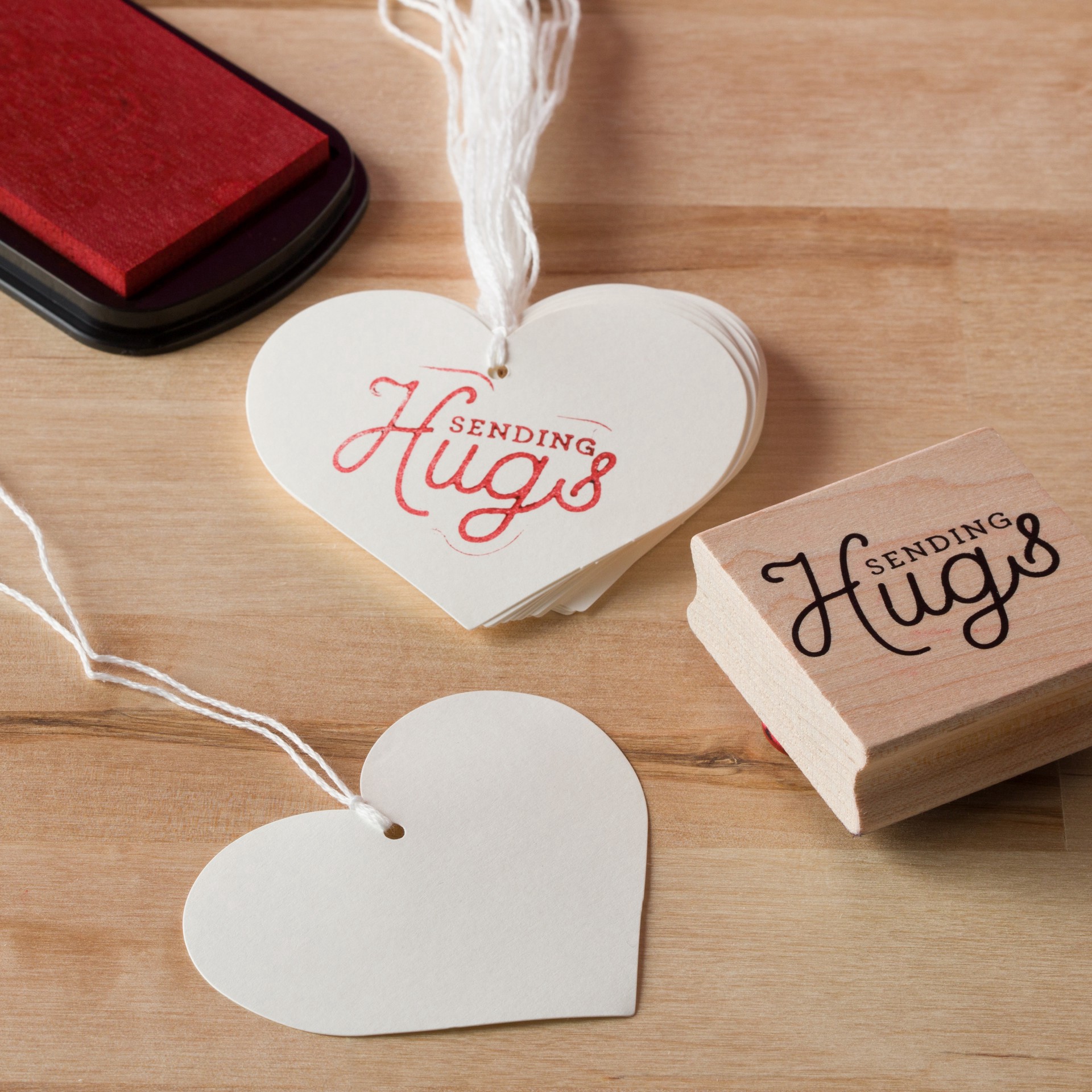 slide 2 of 6, Ivory Heart Tags By Recollections, 3 in x 2.5 in