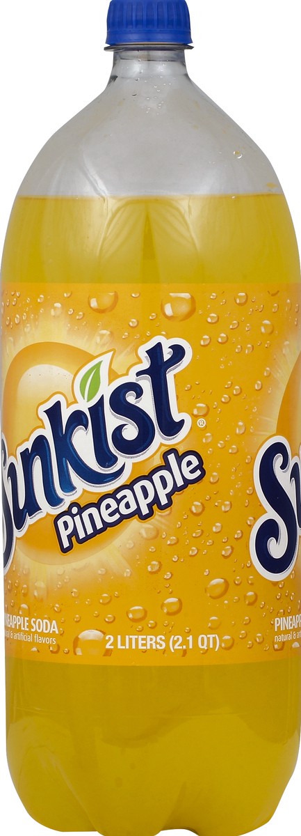 slide 3 of 4, Sunkist Soda, Pineapple- 2 liter, 2 liter