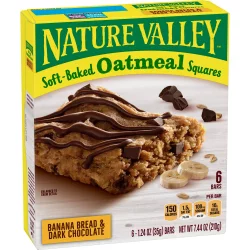 Nature Valley Soft-Baked Banana Bread and Dark Chocolate Oatmeal Squares