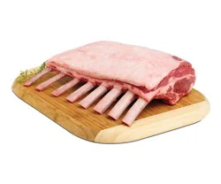Natural Lamb Cap On Rib Rack, 8-Rib
