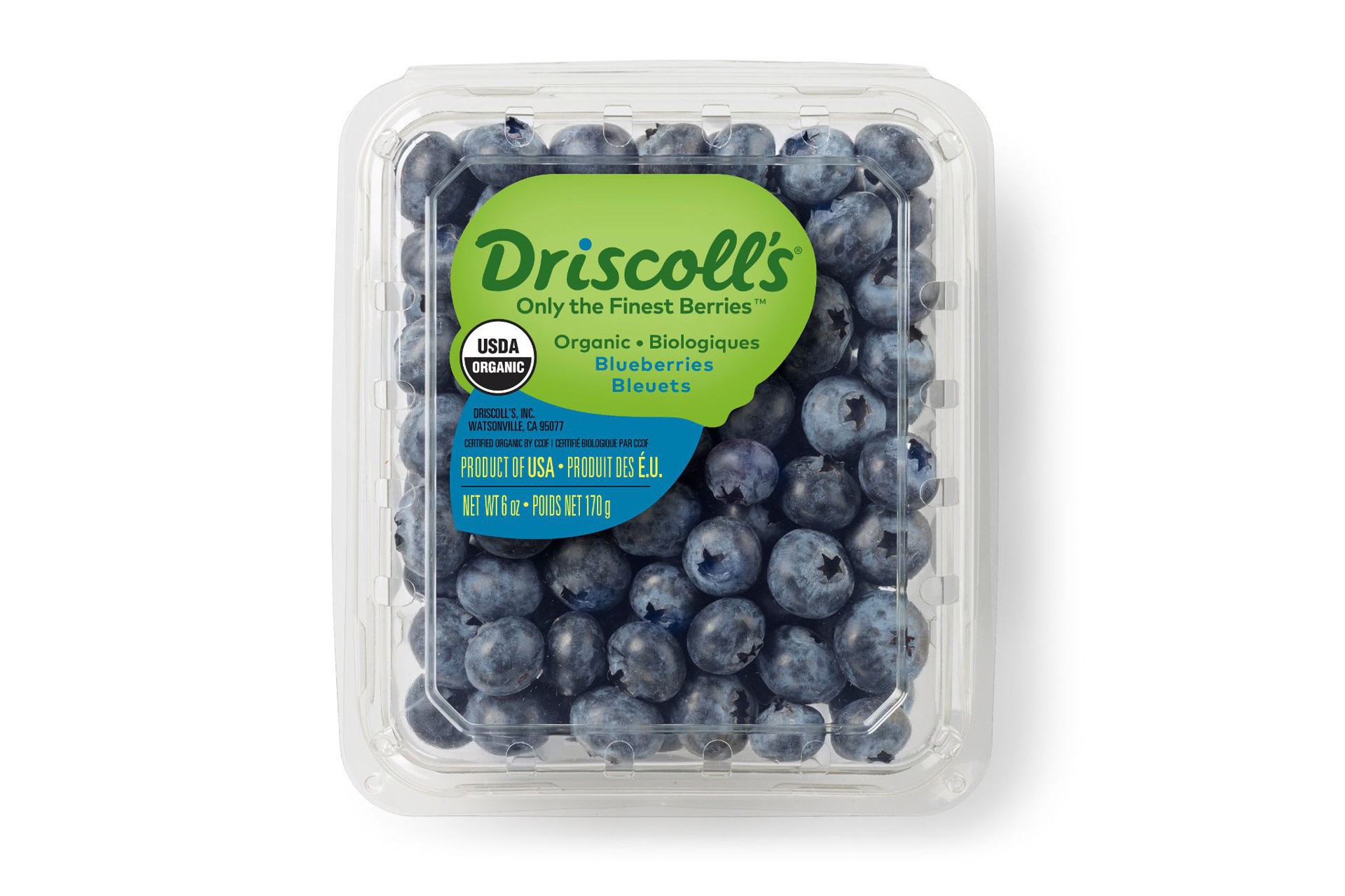 slide 1 of 6, Driscoll's Blueberries, Organic Blueberries, 6 oz., 6 oz