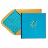 slide 1 of 1, Papyrus (S29) Flower - Thank You Card, 1 ct; 5.25 in x 5.25 in