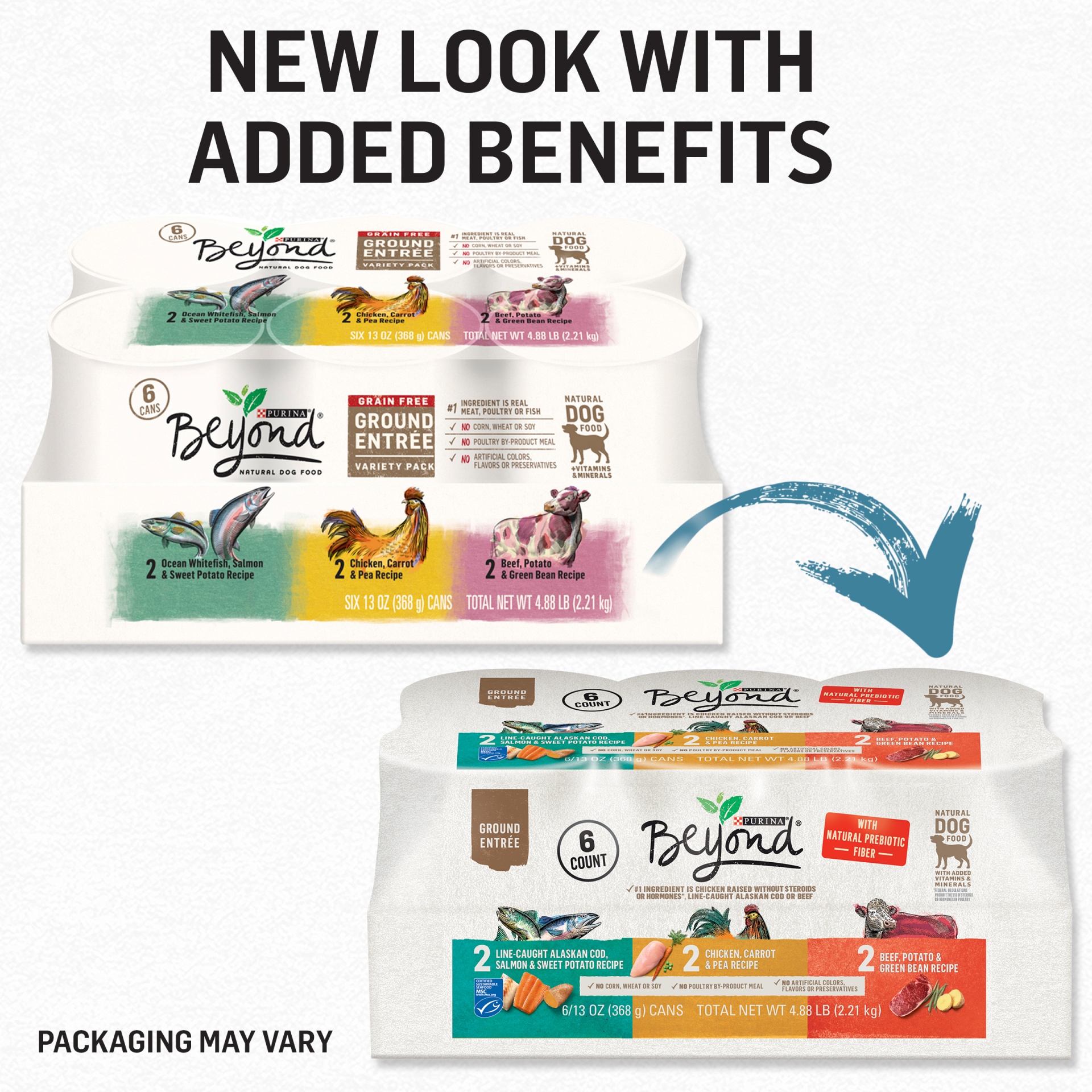 slide 7 of 12, Beyond Grain Free Dog Food Variety Pack, 6 ct; 13 oz