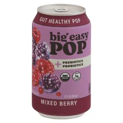 Big Easy Pop Mixed Berry Sparkling Drink 12 fl oz