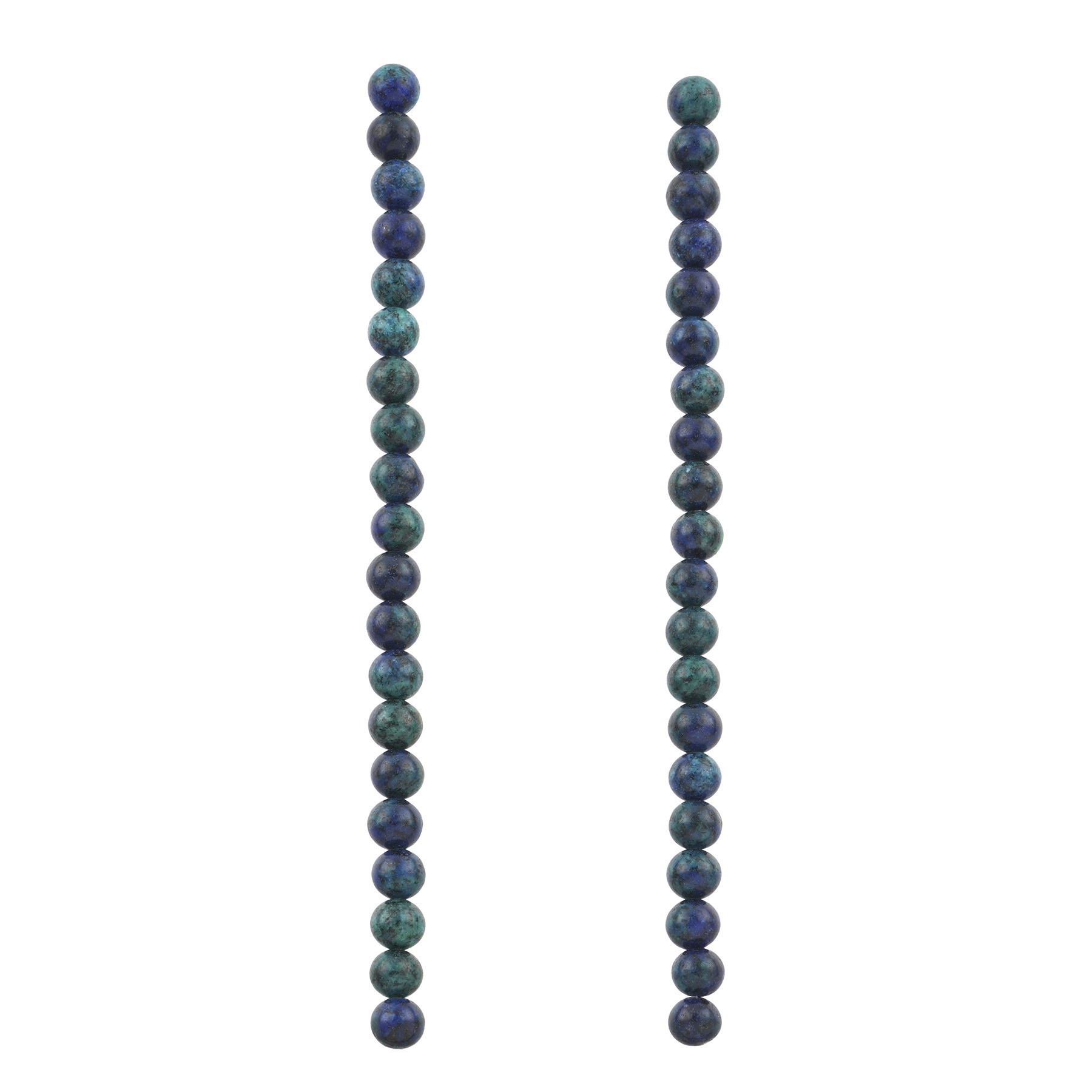 slide 2 of 3, Chrysocolla Round Beads, 6mm By Bead Landing, 6 mm
