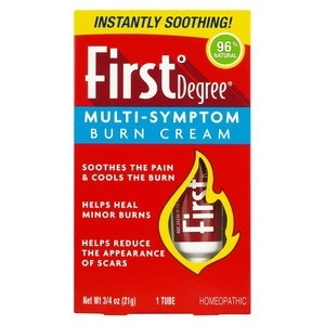 slide 1 of 1, First Degree First Degree Multi-Symptom Burn Cream, 0.75 oz