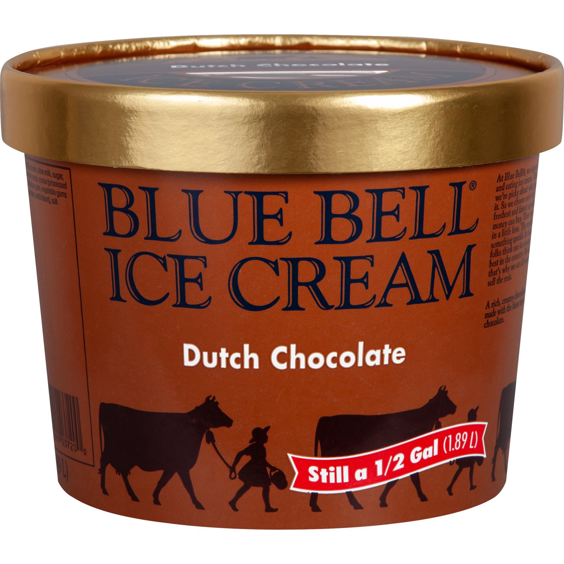 slide 1 of 1, Blue Bell Dutch Chocolate, 64 oz