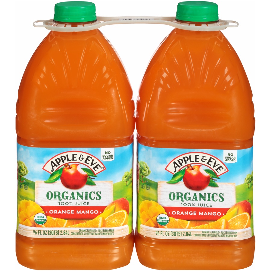 slide 1 of 1, Apple & Eve, Lp. Apple & Eve Organic Orange Mango, 2, 96 oz