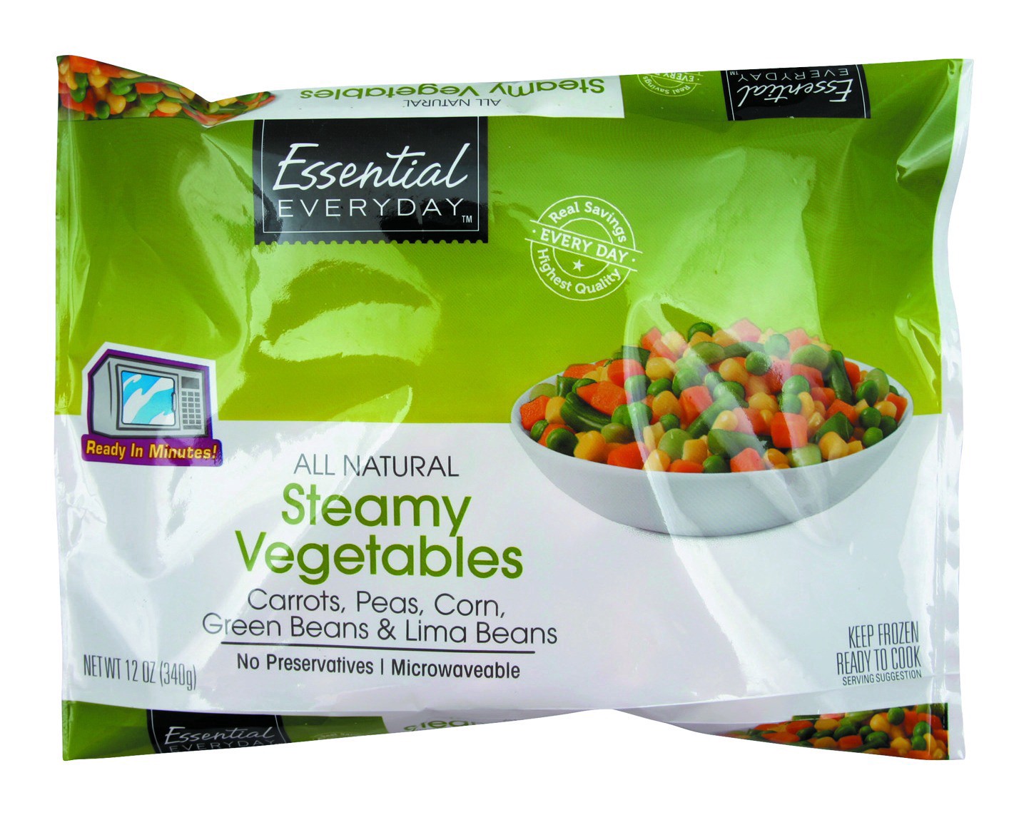 slide 1 of 1, Essential Everyday Steamable Mixed Vegetables, 12 oz