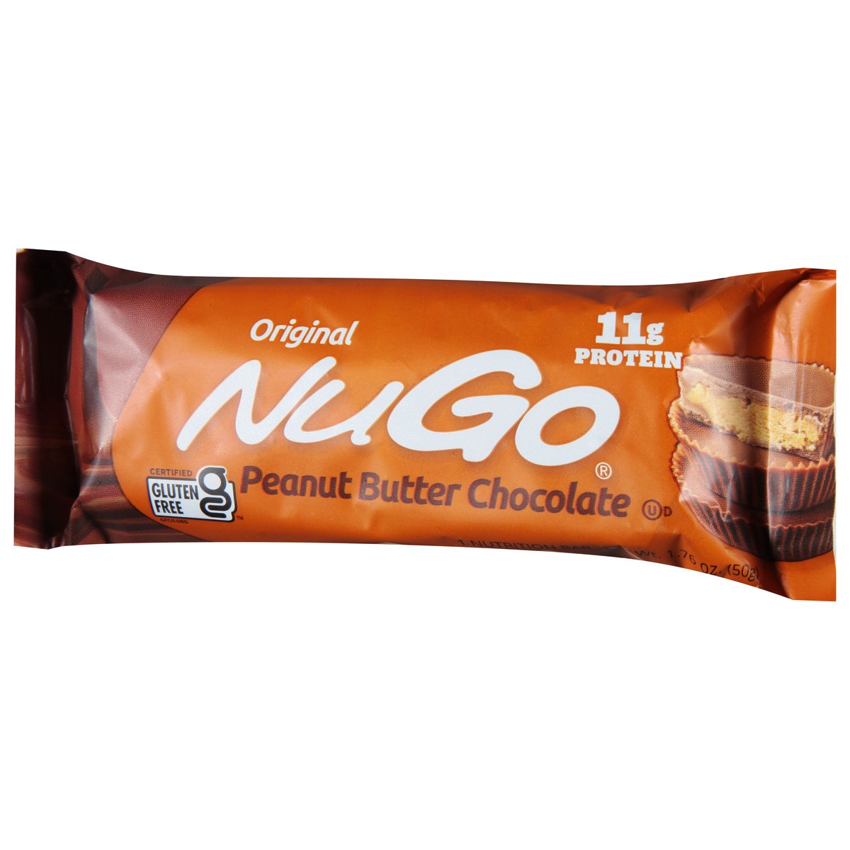 slide 3 of 9, NuGo Original Peanut Butter Chocolate Nutrition Bar 1.76 oz, 1.76 oz