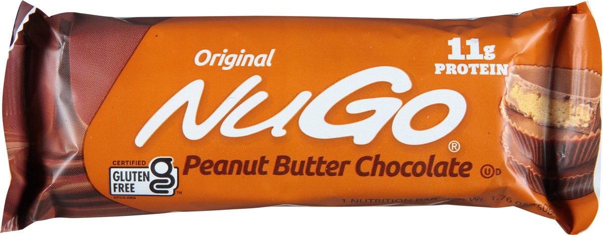 slide 6 of 9, NuGo Original Peanut Butter Chocolate Nutrition Bar 1.76 oz, 1.76 oz