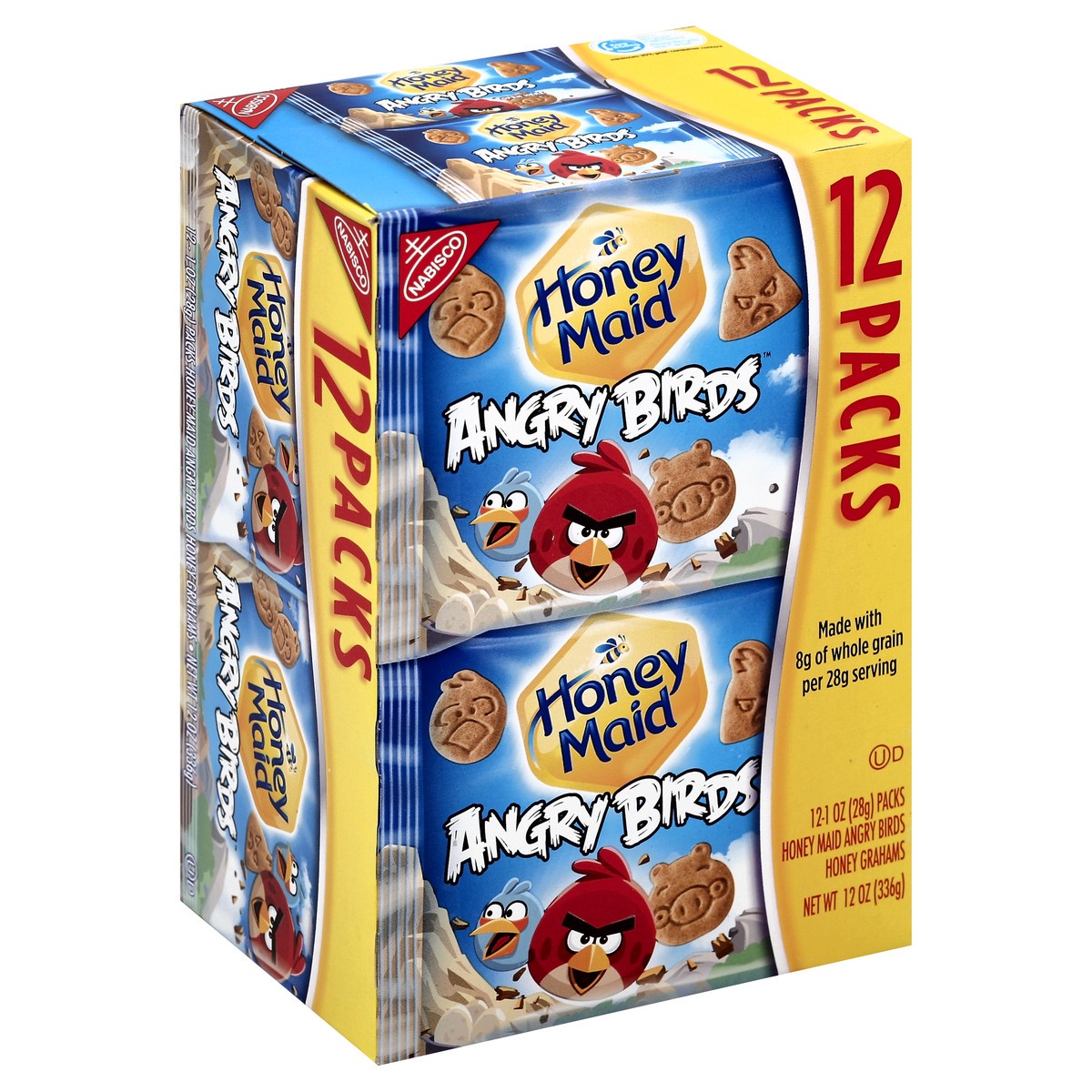 slide 5 of 5, Nabisco Angry Birds Honey Maid Honey Grahams, 12 oz