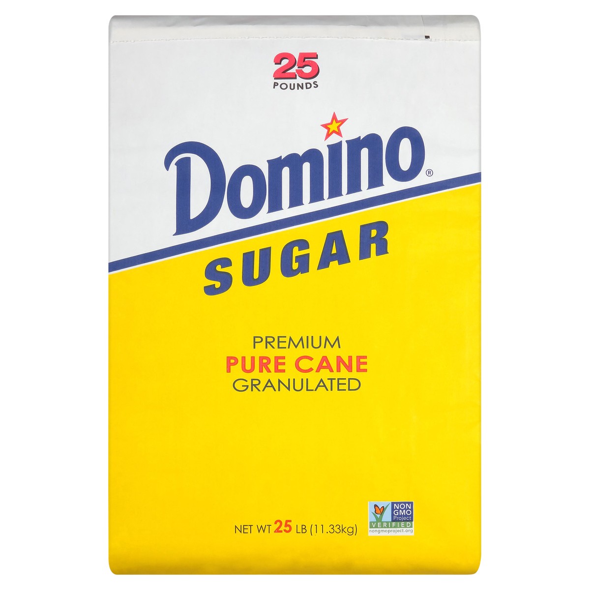 slide 1 of 12, Domino 25 Lb Granulated Bag White Sugar Domino, 25 lb