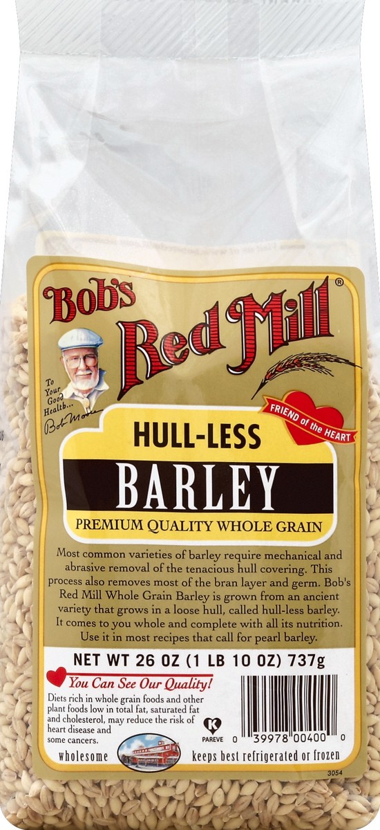 slide 5 of 5, Bob's Red Mill Hullless Grain Barley, 26 oz