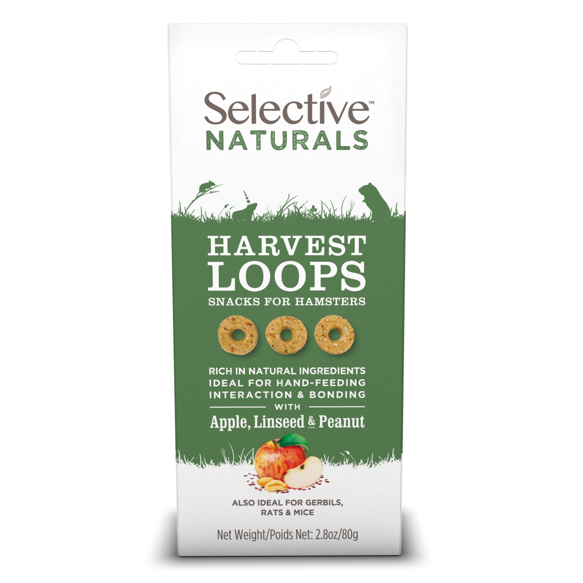 slide 1 of 1, Supreme Science Selective Naturals Harvest Loops for Hamster, 2.8 oz., 2.8 oz
